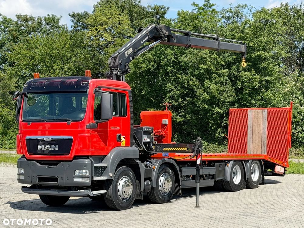 MAN TGS 35.360 * LAWETA 7,80 m * HIAB 166 E - 2 HIDUO + PILOT * STAN BDB - 4