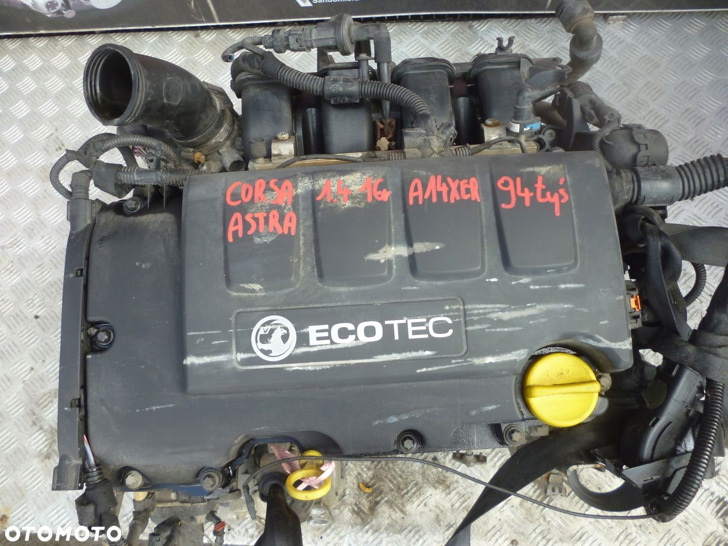 SILNIK OPEL ASTRA CORSA 1.4 16V A14XER 94 TYS - 2