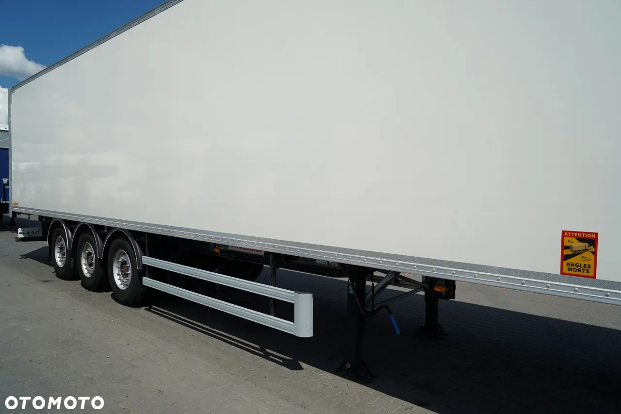 Fruehauf KONTENER / KOFFER /  DOPPLESTOCK / OSIE SAF / 2 OSIE  PODNOSZONE / ROLETA / MOCNA PODŁOGA: SZYNA DESKA - 9