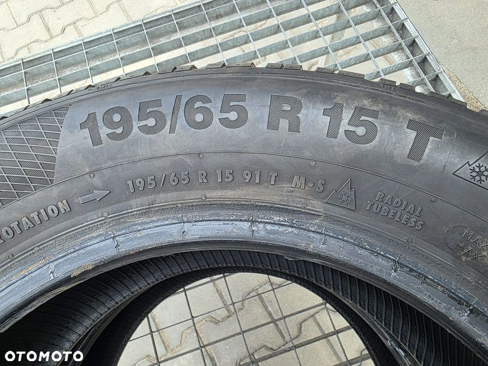 Opony zimowe CONTINENTAL 2szt 195/65 r15 - 1