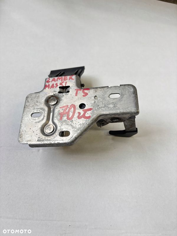 VW T5 TRANSPORTER MULTIVAN CARAVELLA 03- Zamek rygiel klamka zaczep maski - 3