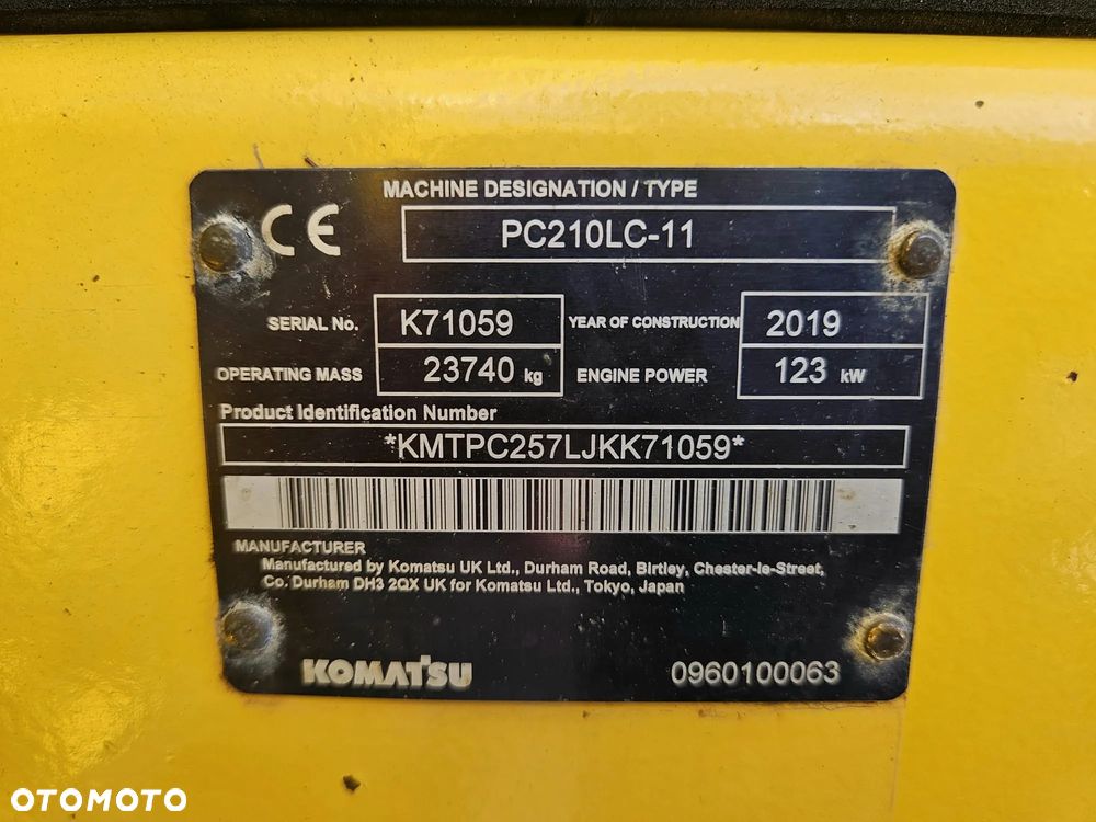 Komatsu PC210 LC-11 LONG | 2019 | 3251 mth | PC 210 240 - 33