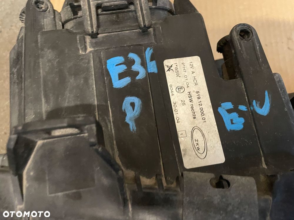 lampy przód bmw e36 coupe cabrio sedan kombi zkw lift europa - 11