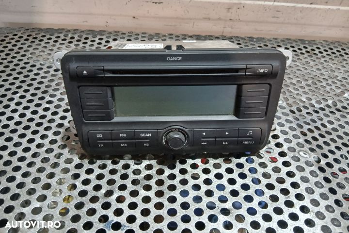 RADIO CD 5J0035161A 5J0035161A Skoda Fabia 5J [2007 - 2010] Hatchback - 1