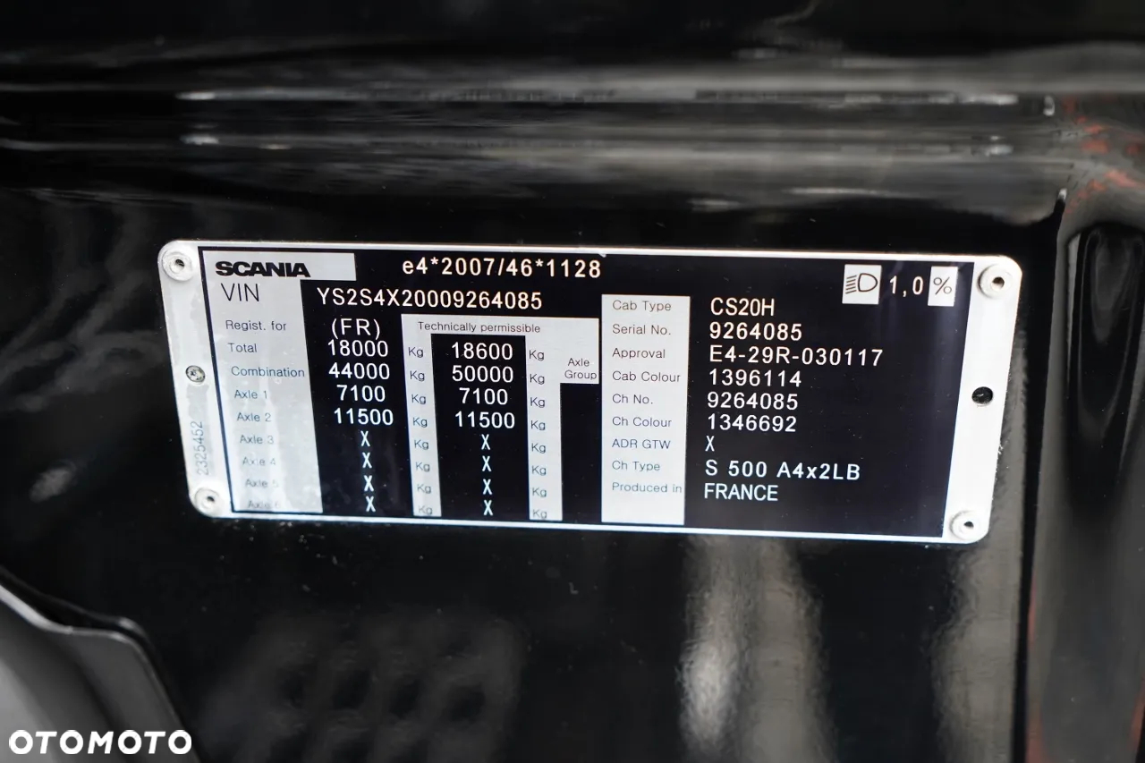 Scania S 500 / RETARDER / KLIMATYZACJA POSTOJOWA / NAVI / PO KONTRAKCIE SERWISOWYM - 36