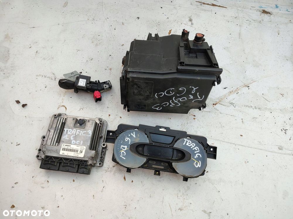 KOMPUTER SILNIKA ZESTAW 237106626R RENAULT TRAFIC 3 III 1.6 DCI - 1