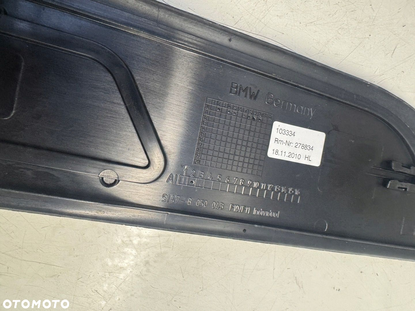 BMW 5 F10 LISTWY PROGOWE MPAKIET - 4