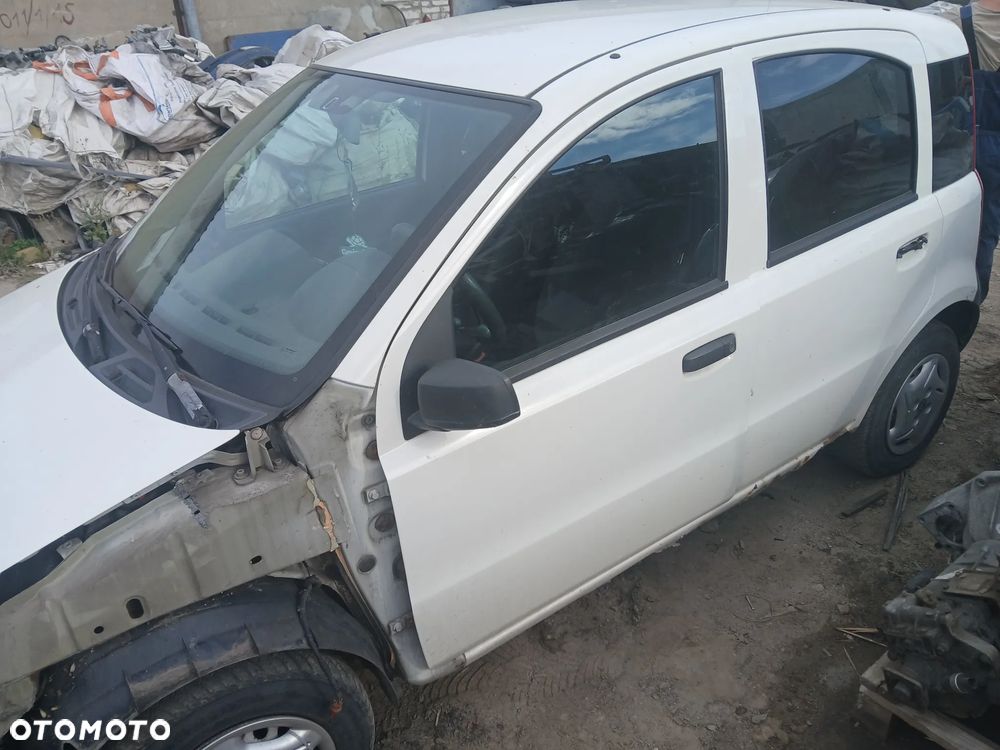 Fiat Panda VAN biały 249 249f biały maska pokrywa silnika klapa bagażnika zderzak lampa reflektor pas przedni stop lampy halogeny przeciwmgłowe odblaski grill atrapa znaczek błotnik - 9