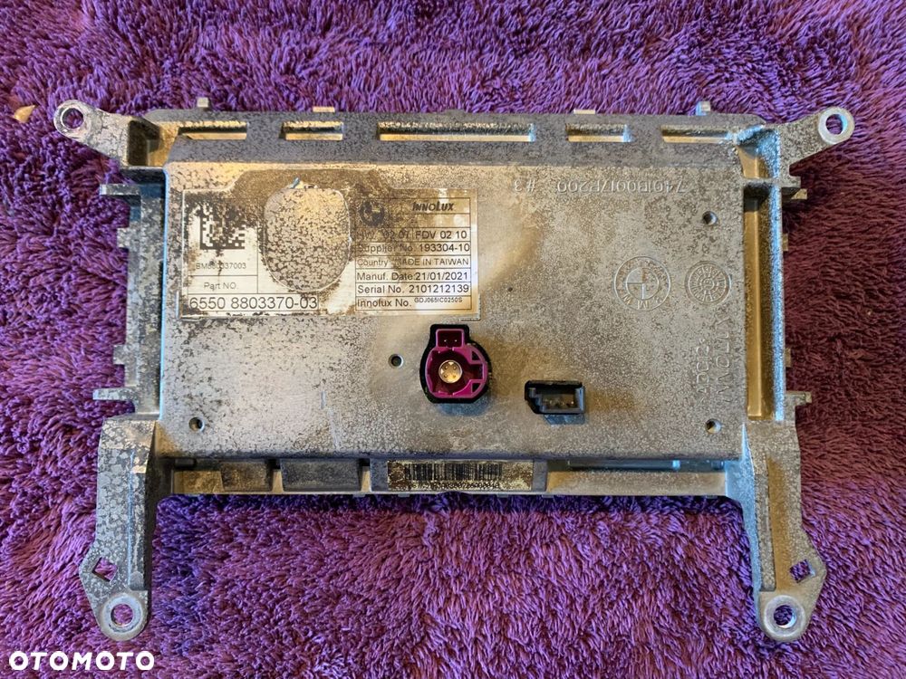 EKRAN RADIO NAWIGACJA MINI F54 F55 F56 F57 F60 8803370 - 7