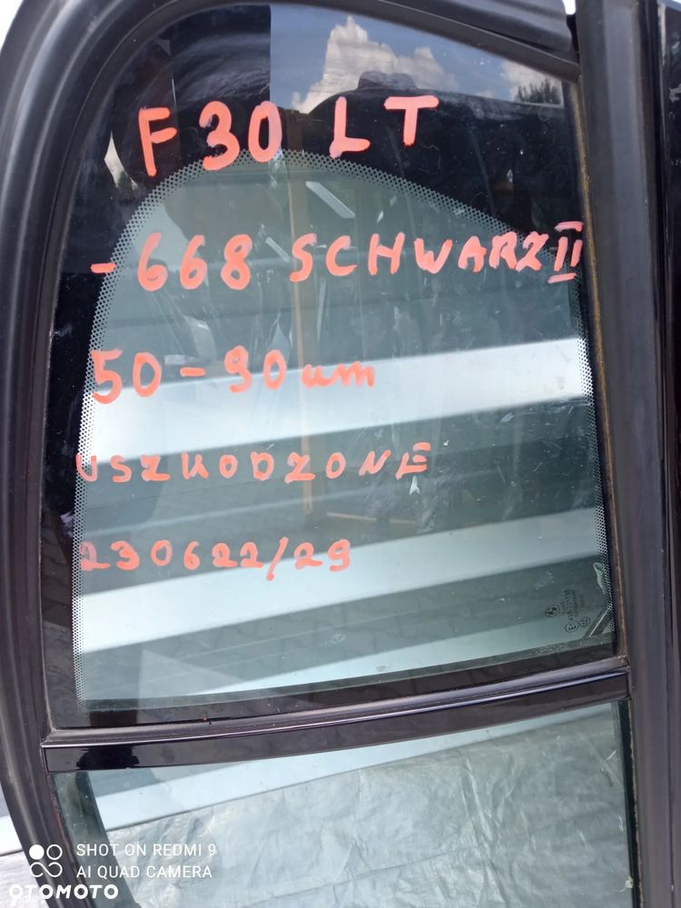 BMW F30  DRZWI LEWE TYŁ 668 SCHWARZ 2 - 2