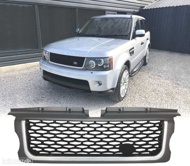 GRELHA FRONTAL RANGE ROVER SPORT 05-09 LOOK AUTOBIOGRAPHY BLACK EDITION - 1