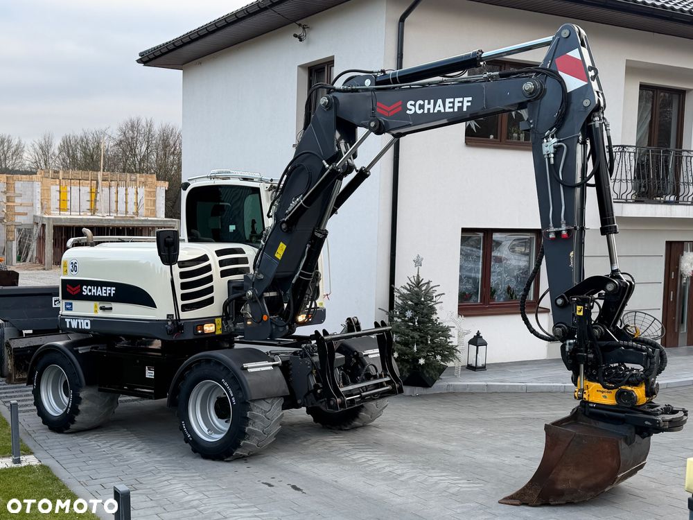 Schaeff TW110!! Terex TW110! Przyczepa! Idealny stan! [koparka kołowa] - 5