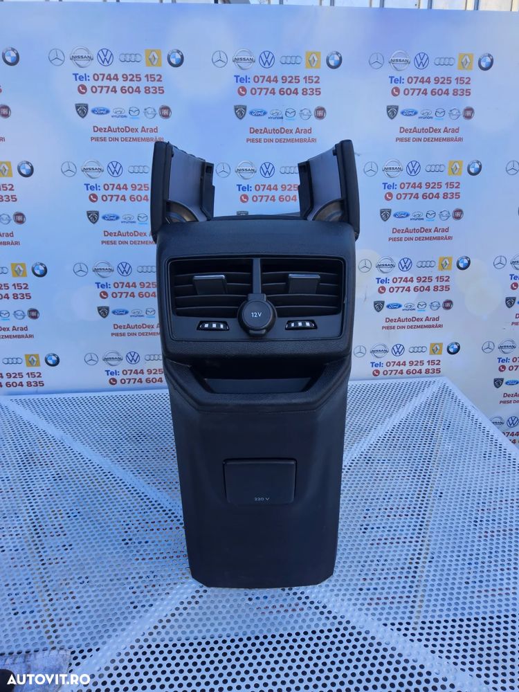 Cotiera Peugeot 3008 an 2016-2024 cotiera centrala suport pahare Peugeot 3008 - 4