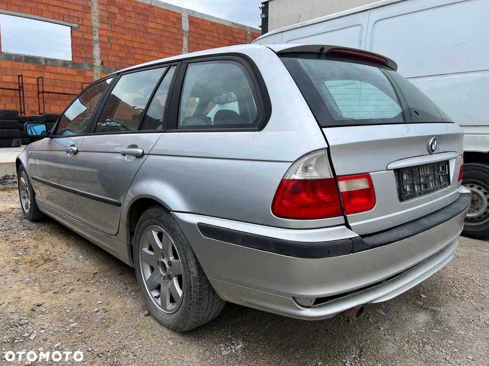 BMW E46 318i kombi (354/7 Titansilber metallic) części maska zderzak błotnik lampa klapa drzwi fotele silnik M52B20 - 5