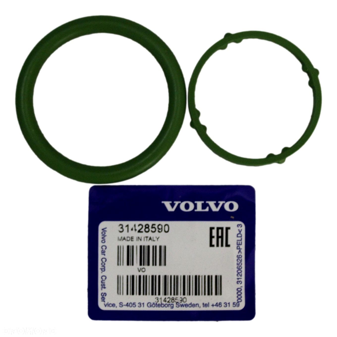 VOLVO S60 V60 zestaw oringow przewod dolotowy OE - 1