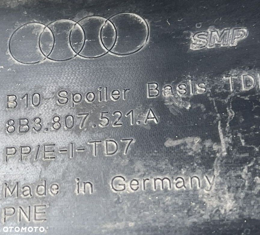 AUDI A5 B10 24- SPOILER DYFUZOR ZDERZAKA TYŁ TYLNY POD PDC 8B3807521A - 11