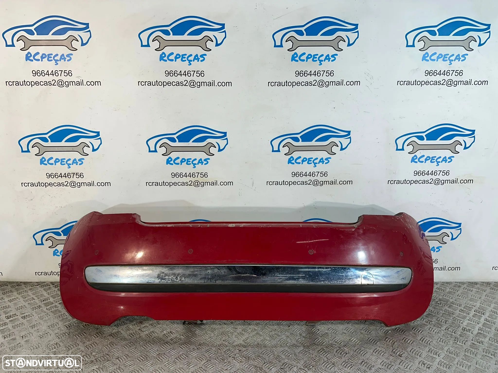 .Parachoques Tras Traseiro Original Fiat 500 312 2007 - Presente - 1