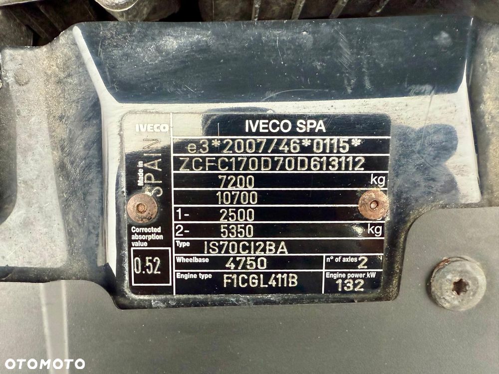 Iveco Daily* 72c18 Daily Zabudowa TEKBO  (firanka/kurtyna) - 19