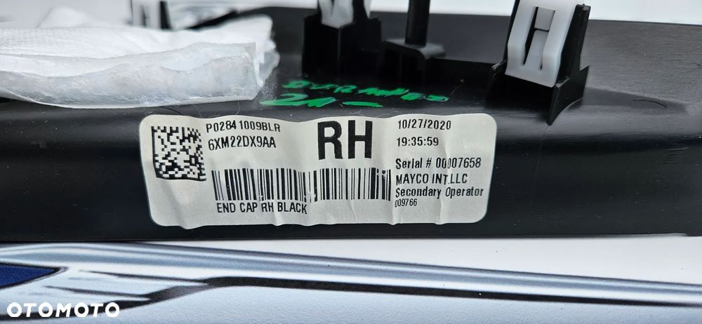 Dodge Durango III LIFT 2021-2025 Zaślepka lewa prawa deski Dekor kokpitu Osłona lewa prawa 6XM21DX9AA 6XM22DX9AA - 9