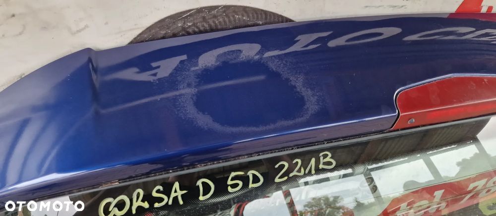 KLAPA BAGAŻNIKA OPEL CORSA D 5D Z21B - 8