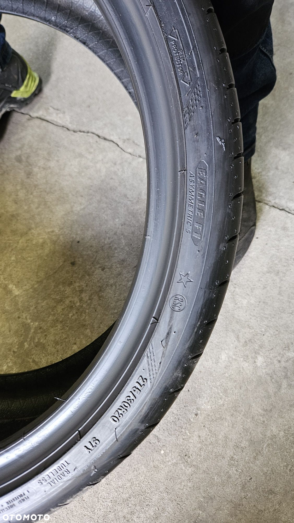 opony używane 275/30R20 Goodyear EAGLE F1 asymetric 5 RSC RUNFLAT - 7