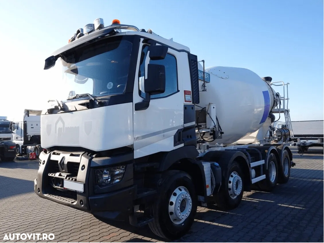 Renault C 430 8x4 Betoniera/Beton Mixer 9m3, TOP !!! - 2