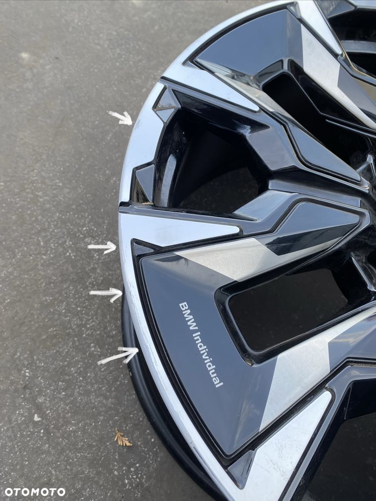 BMW 5 i5 individual G60 G 60 G61 G61 ORYGINALNA ! felga aluminiowa tylna 21 cali 21” 10x21 ET46 5x112 10Jx21 ET 46 5A32501  032611 - 8
