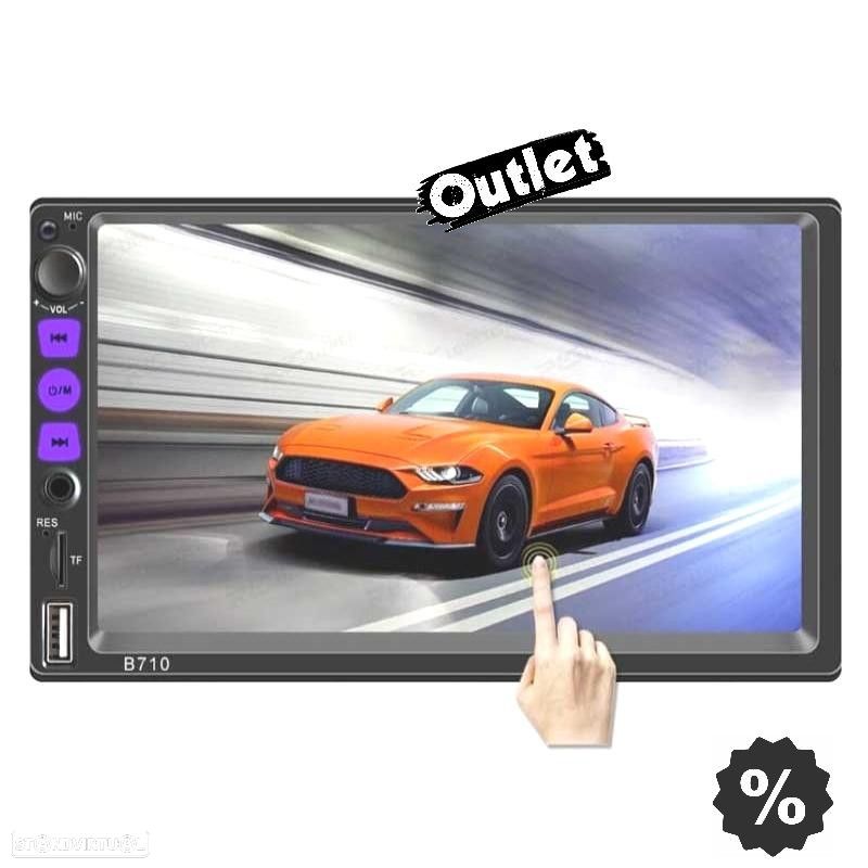 M100224L1 AUTO RADIO 2DIN 7 TÁCTIL BLUETOOTH USB SD - 1