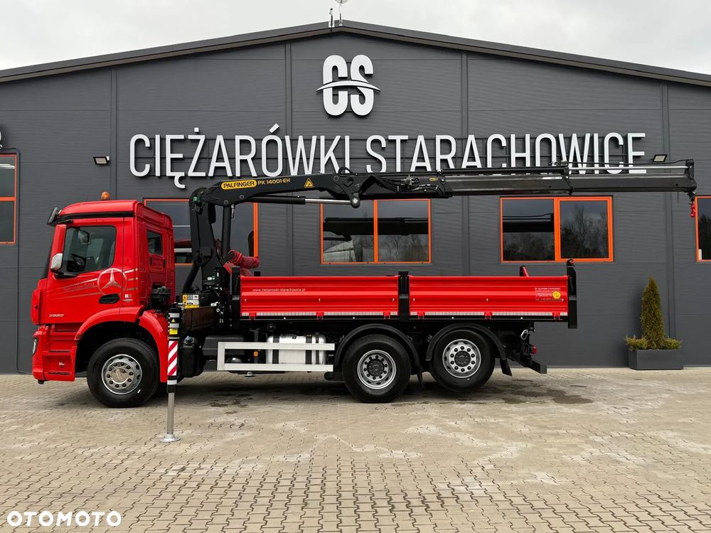 Mercedes-Benz AROCS 2532 // E6 // wywrotka 3-Stronna + PALFINGER PK 14001-EH // 6x2 6x4 HDS żuraw kran crane kiper kipper // Actros Antos - 7