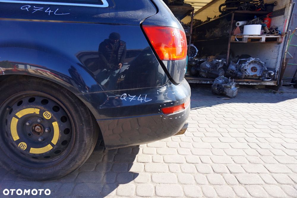 ZDERZAK TYLNY Q7 4L LIFT LZ5Q  CZARNY AUDI 2009-2015 - 3