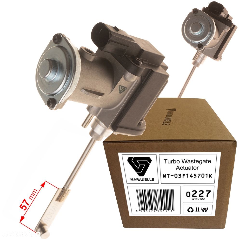 Nastawnik sterownik turbiny SKODA, AUDI, VW, SEAT - 1.2 TSi [117 mm] - 1