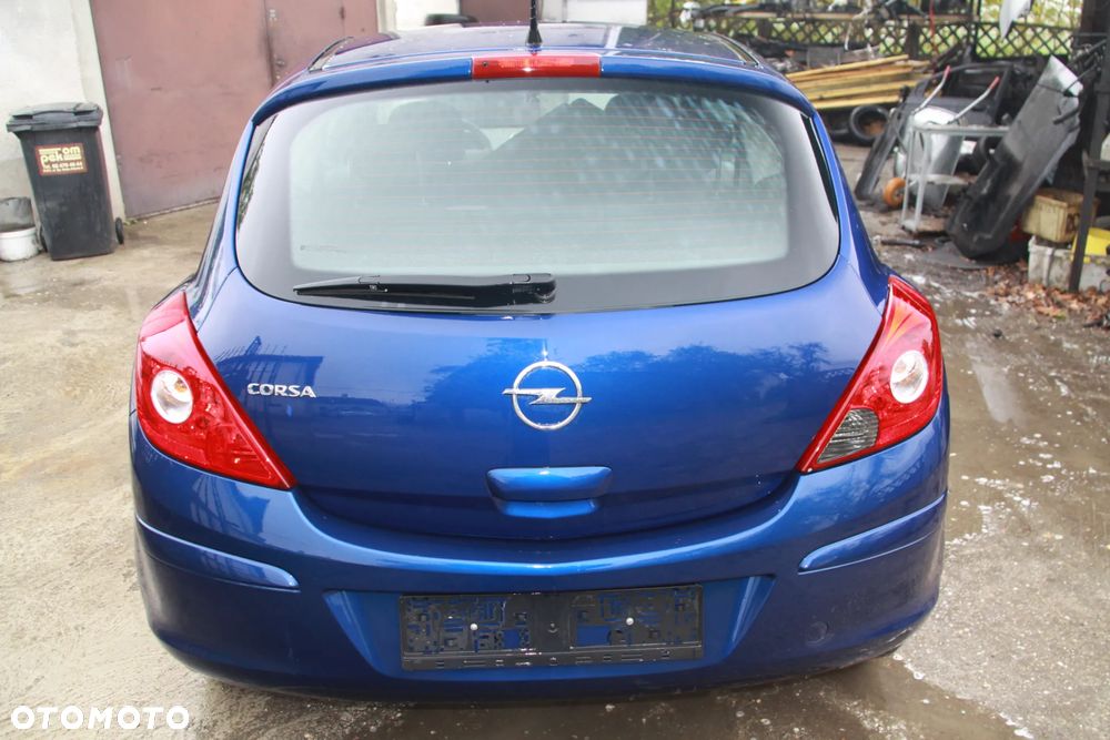 Opel Corsa D Klapa Tylna Bagażnika 3 Drzwi  Niebieska Z21B - 2
