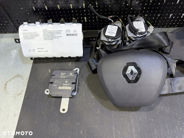 RENAULT CLIO IV KOMPLET PODUSZKA PASY SENSOR ORYGINAŁ