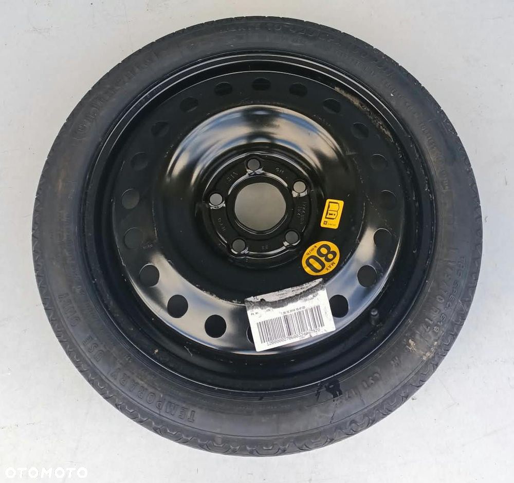 KOŁO DOJAZDOWE 17 CALI- OPEL INSIGNIA A -5x120-T125/70R17 - 2