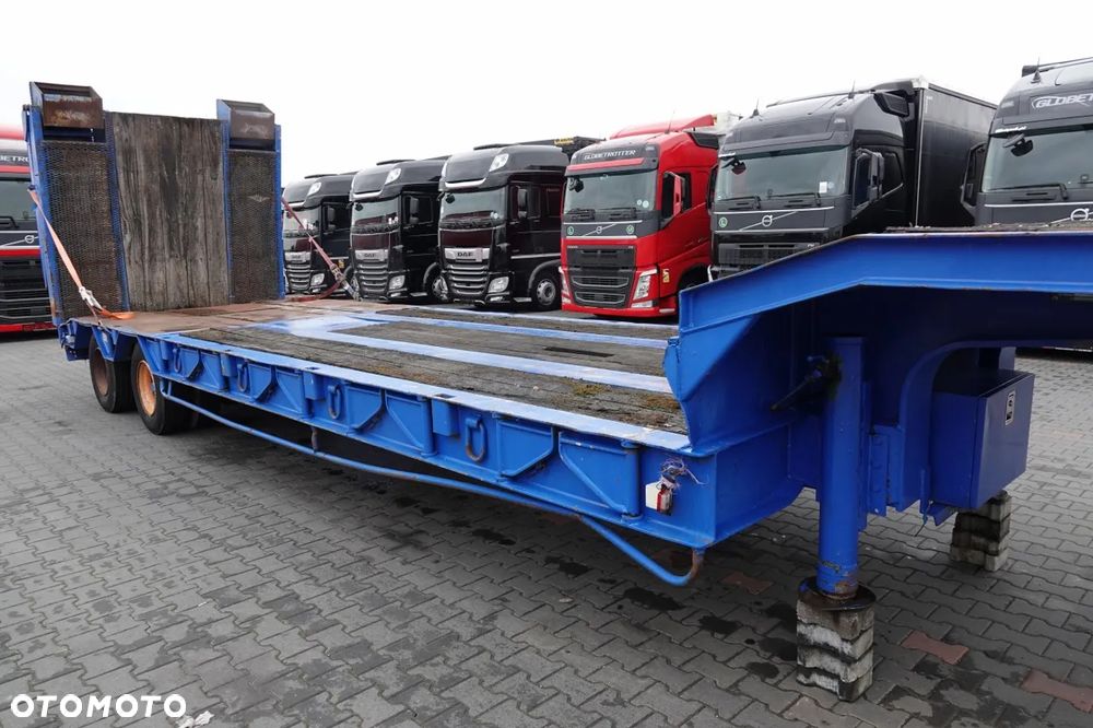 Kaiser LAWETA NISKOPODWOZIOWA / NAJAZDY HYDRAULICZNE / WCIĄGARKA / 2 OSIE / SPROWADZONA - 10