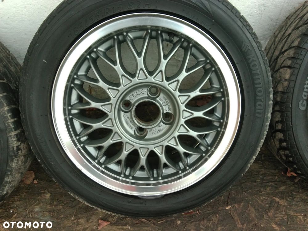 VW GOLF III POLO 1H0601025Q FELGI ALUFELGI BBS 450 Z OPONAMI 15 ET 45 6J 15" 4 X 100 - 3