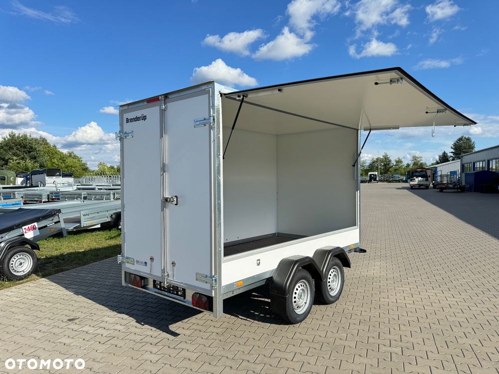 Brenderup Cargo CD300TB 300x155x185 cm 2000 kg drzwi + klapa - 18