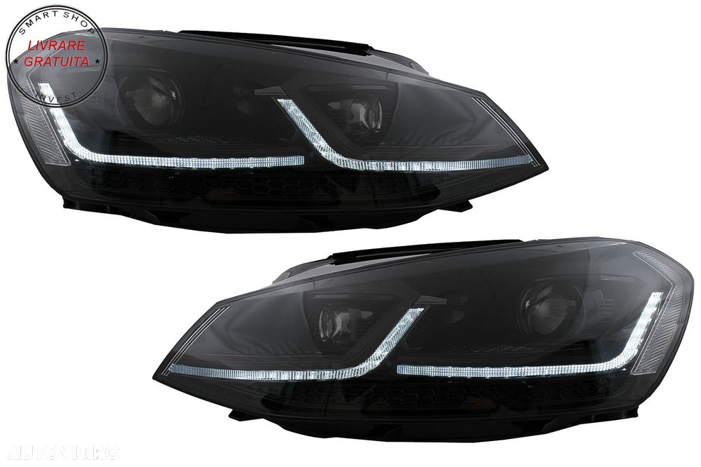 Faruri LED VW Golf 7 VII (2012-2017) Facelift G7.5 Design cu Semnal Dinamic- livrare gratuita - 1
