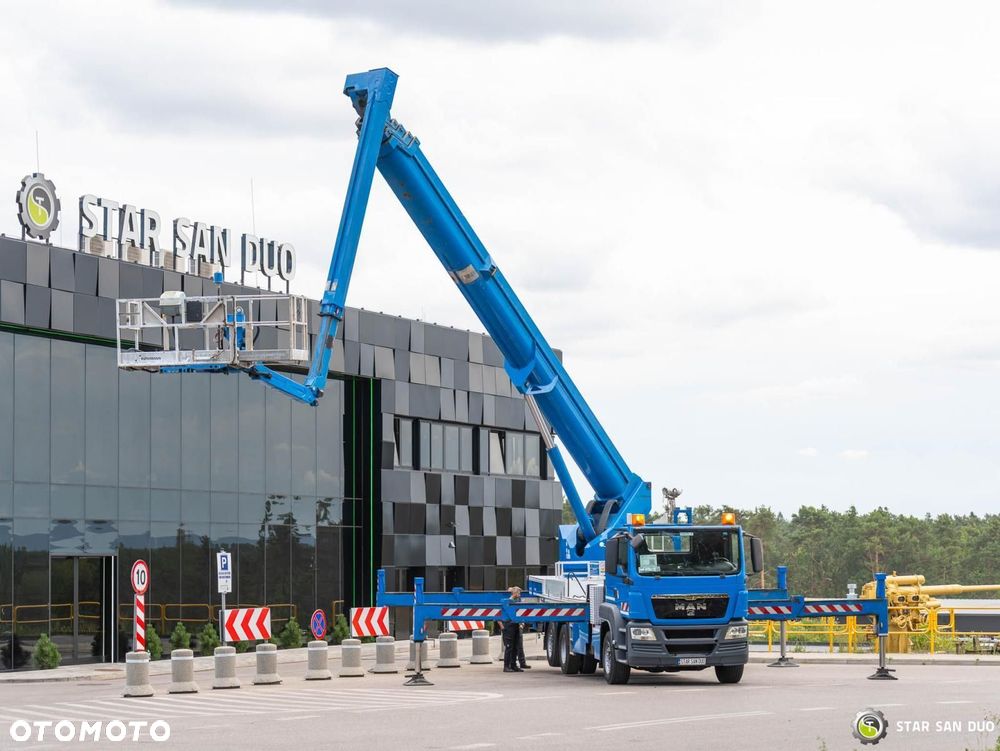MAN TGS 26.360 6x2 Ruthmann T580 podnośnik koszowy 58 m - 11