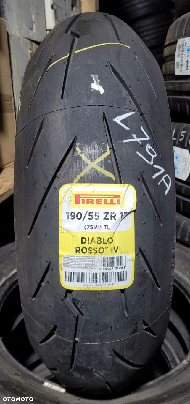 1x Pirelli Diablo Rosso IV 190/55R17 75W L791A - 2