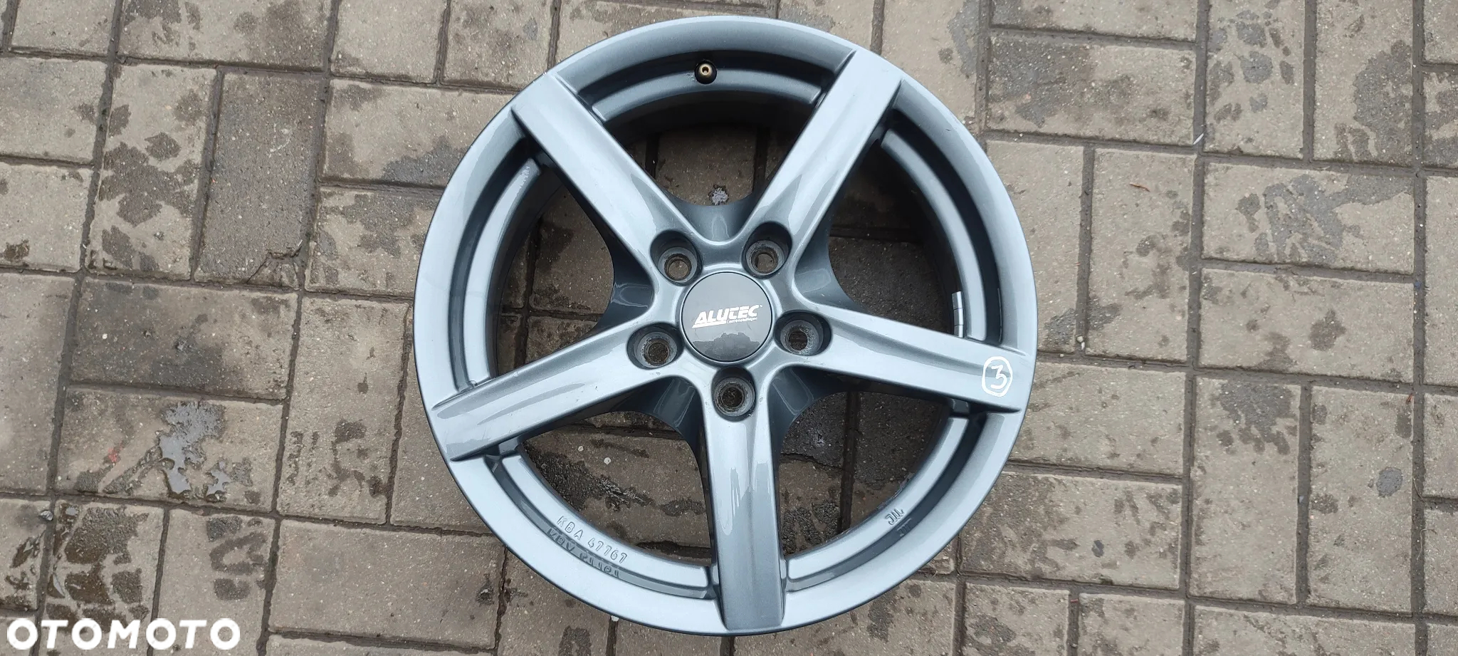 FELGI ALUMNIOWE 5x112 7Jx16 CALI ET38 ALUTEC fi57-70  AUDI VW SEAT SKODA KOMPLET 4 SZTUKI - 4