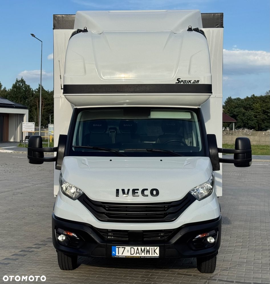 Iveco Daily 2024r‼️50C18‼️HI-MATIC 15 Palet 6.11m // 3.0 Plandeka 2x Firanka + Dach zsuwany + drzwi z tyłu Wysokość rampowa // poduszki pneumatyczne Salon Polska DMC 3.5t - 38