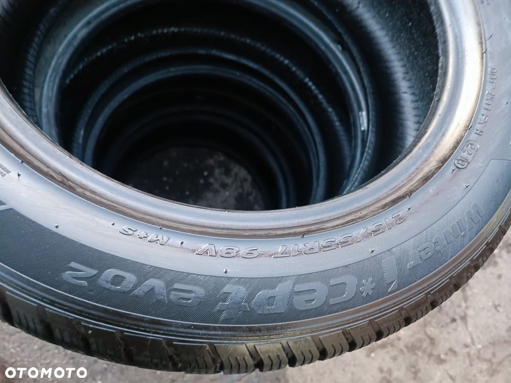 215/55R17 98V OPONY Zimowe Zima Hankook Winter i*cept evo2 7mm Legnica ALU-RAD 215/55 - 5