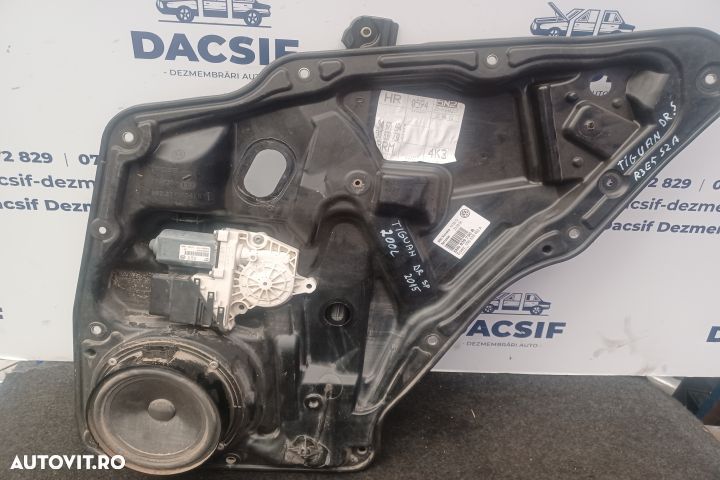 Macara geam spate dreapta electrica 5N0839730R 5N0959704F 974930-132 - 1