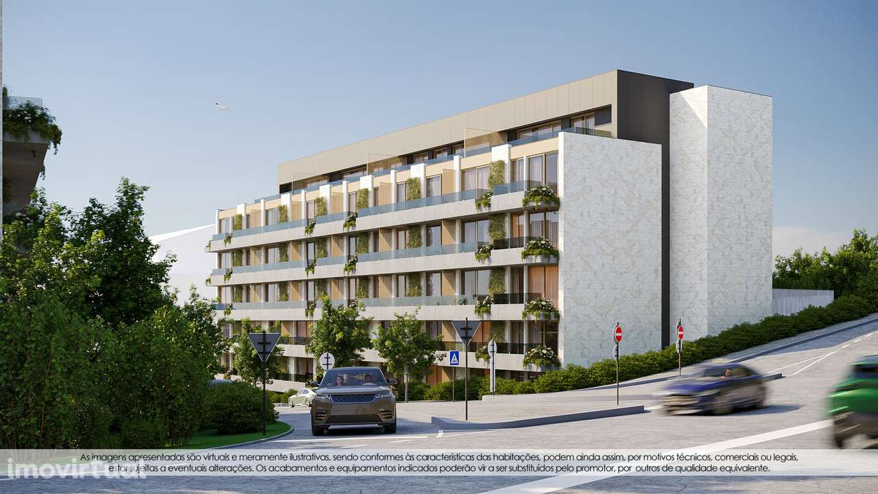 T2 Novo Último Piso c/ Terraço (55.98m2) em Santa Marinha (Devesas) - Grande imagem: 5/36