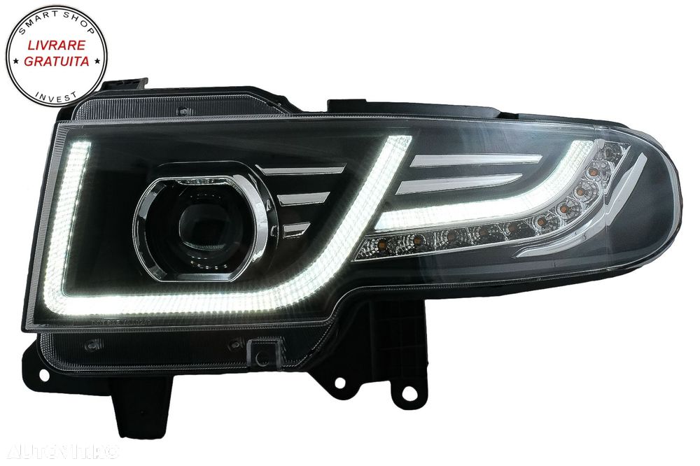 Faruri LED cu Semnal Dinamic si Grila Centrala compatibile cu Toyota FJ Cruiser XJ- livrare gratuita - 2
