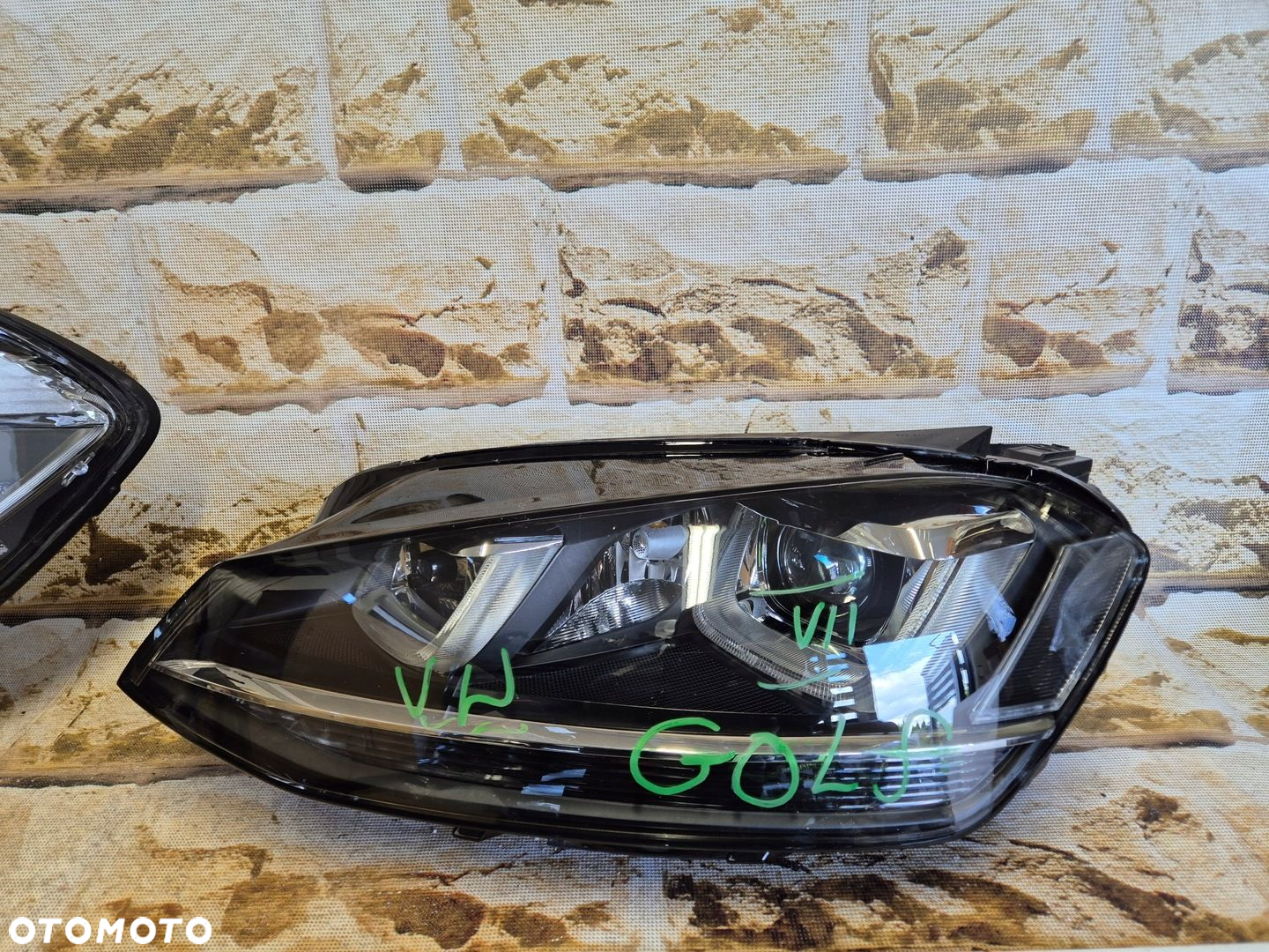 vw golf 7 VII 5g1 941751 xenon skrętny led na 3 moduły lewa lampa - 3
