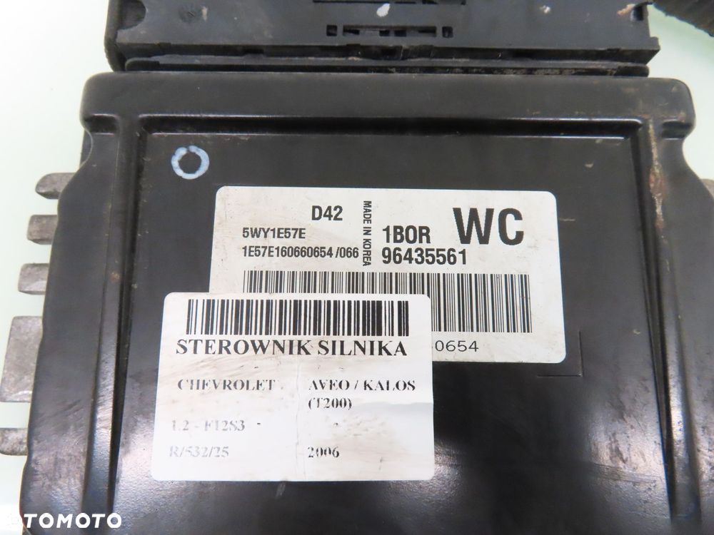 STEROWNIK CHEVROLET AVEO T200 1.2 5WY1E57E 96435561 - 2