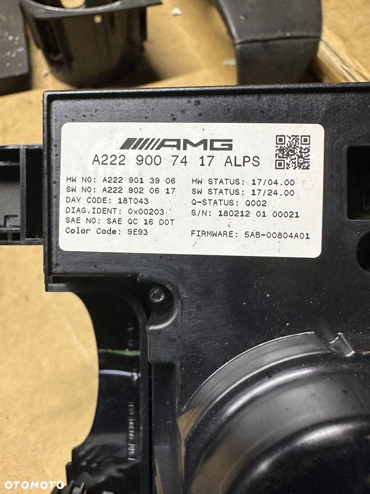 MERCEDES S 222 AMG 63 s lift s coupé c 217 cup Hölder ładowarka indukcyjna podłokietnik gniazdo USB touch pad idrive mmi panel wydechu aktywnego - 11