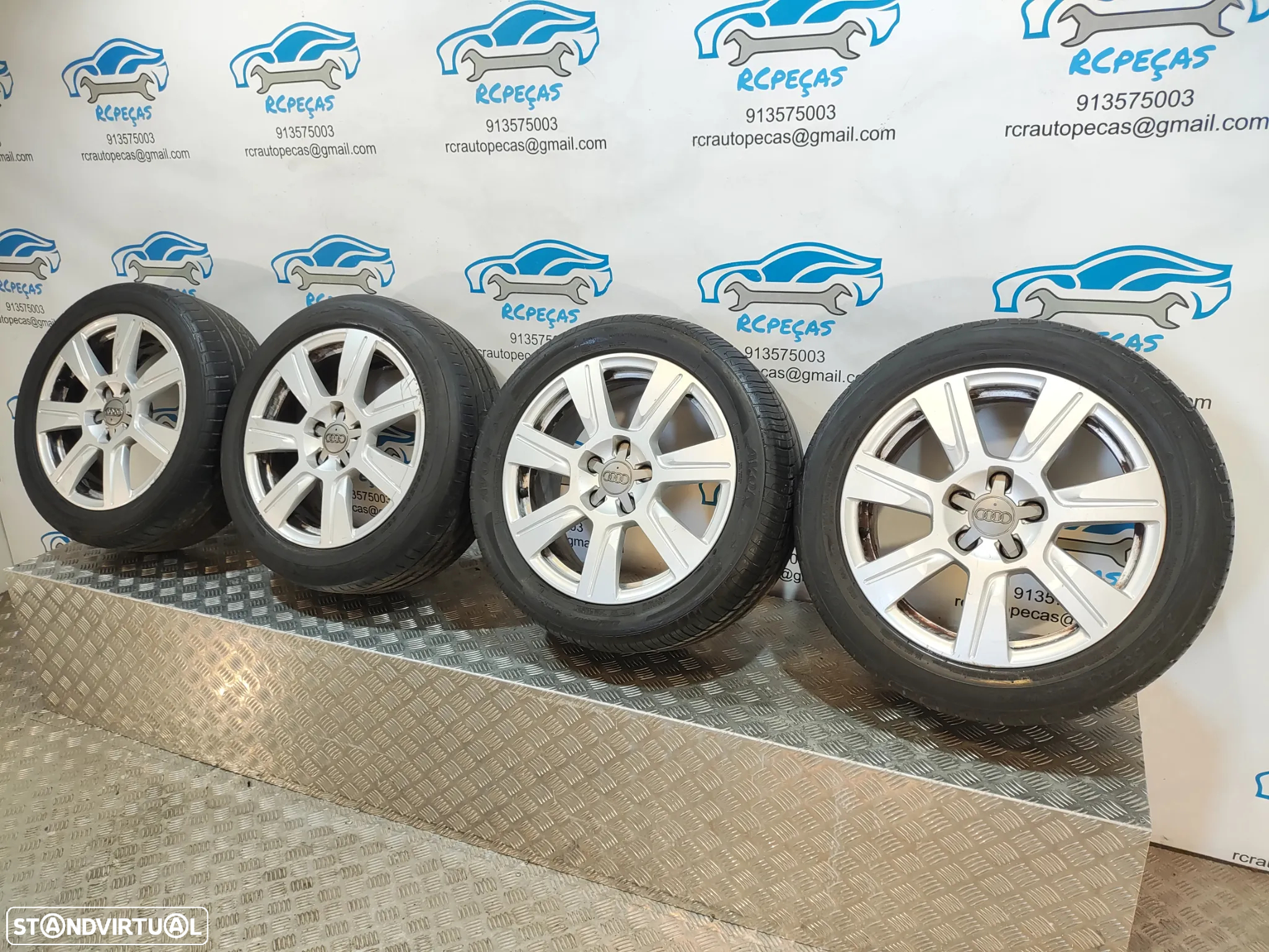 JANTES ORIGINAIS 17 AUDI 7,5J ET45 5X112 A6 C6 S6 A3 A4 B8 A8 TT - 8